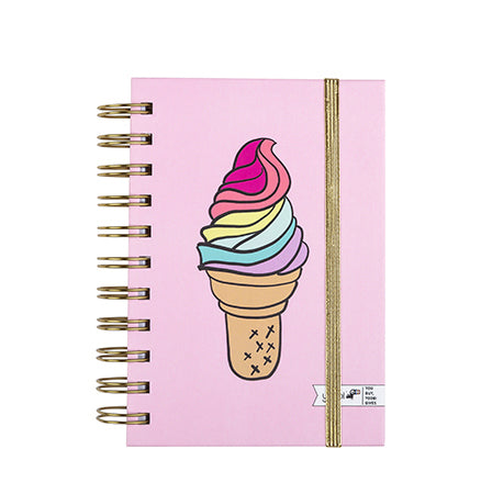 A6 SPIRAL NOTEBOOK - ICE CREAM