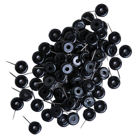 PUSH PINS - BLACK