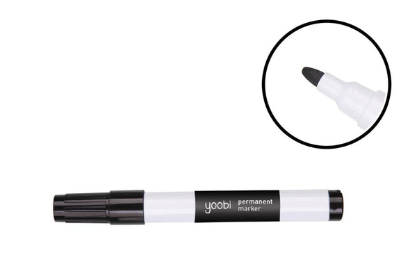 PERMANENT MARKERS BULLET FINE BLACK, 12PK - BLACK