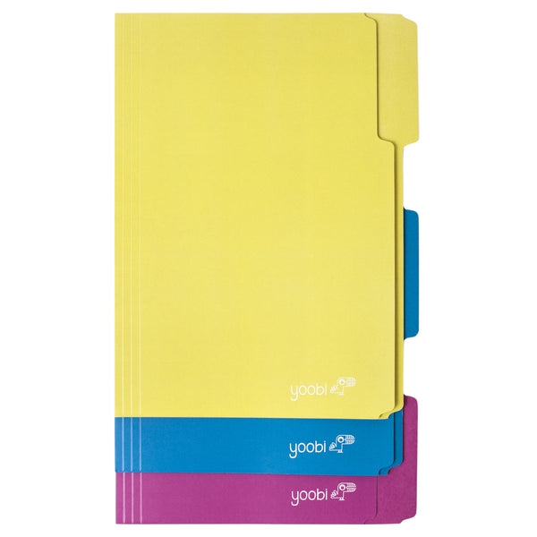 FILE FOLDERS A4, 50PK - MULTI COLOUR