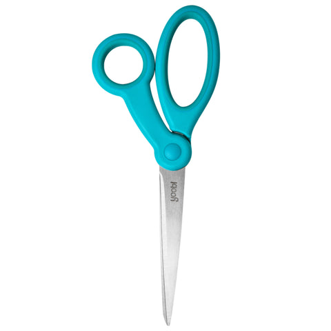 SCISSORS, SOFT TOUCH - AQUA