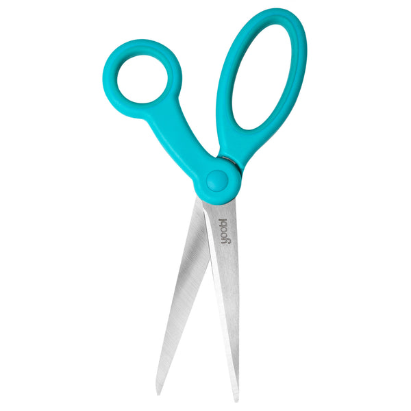 SCISSORS, SOFT TOUCH - AQUA