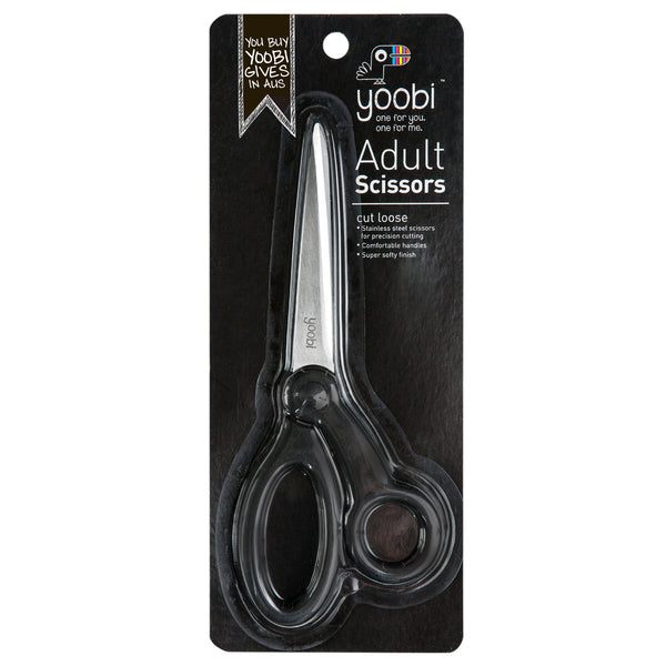 SCISSORS, SOFT TOUCH - BLACK