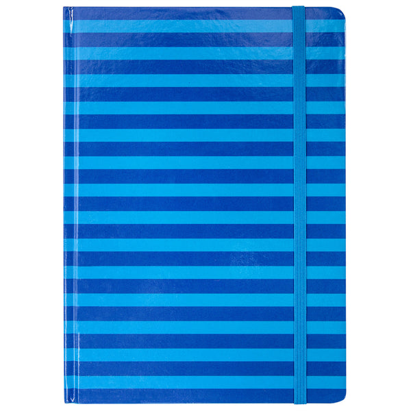 JOURNAL, 72 PAGES - BLUE STRIPE