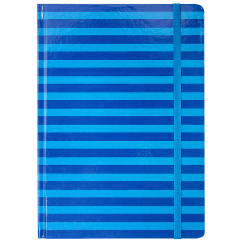 JOURNAL, 72 PAGES - BLUE STRIPE