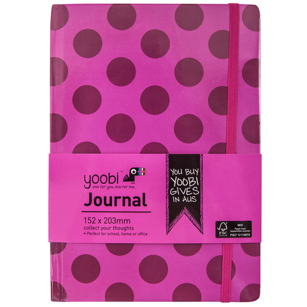 JOURNAL, 72 PAGES - PINK DOT