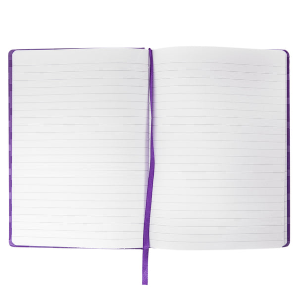 JOURNAL, 72 PAGES - PURPLE ZIG ZAG