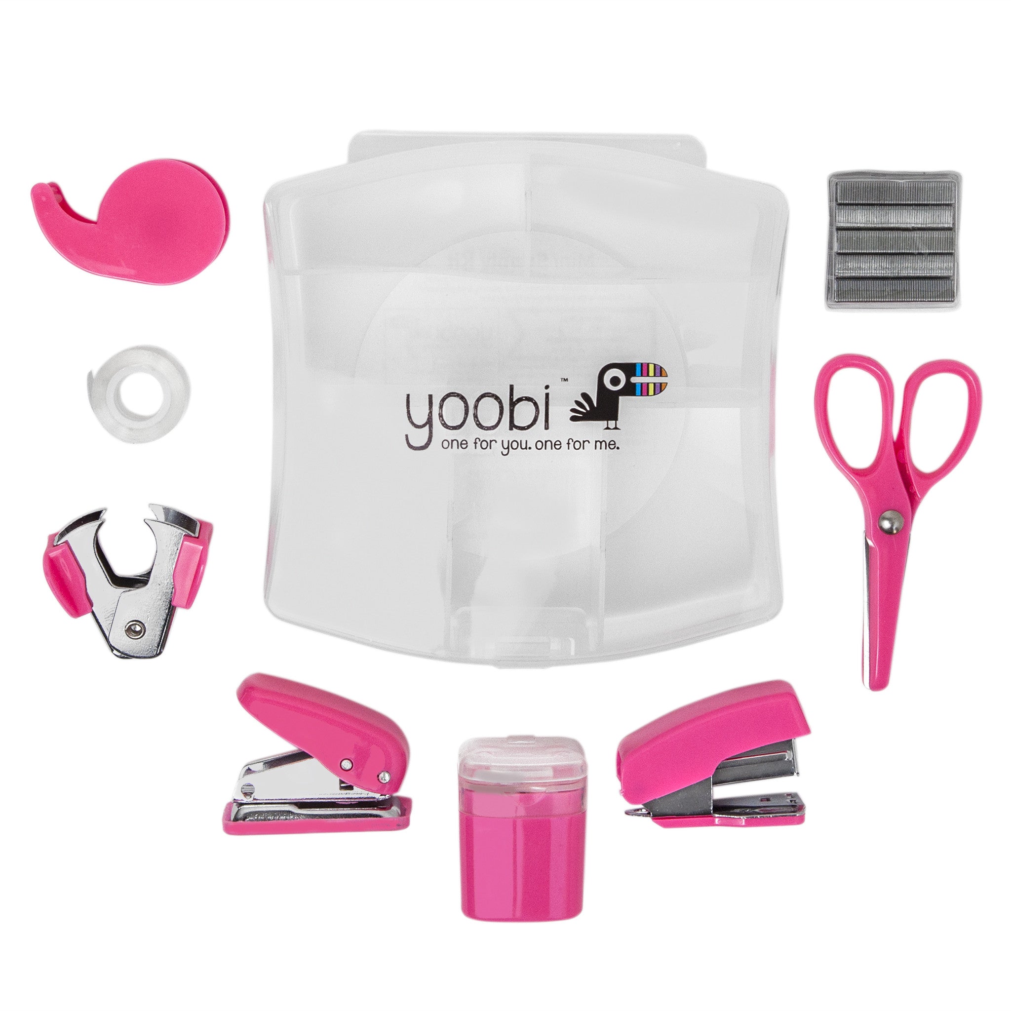 Mini Office Supply Kit - Pink - Yoobi™