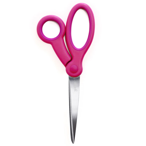 SCISSORS, SOFT TOUCH - PINK
