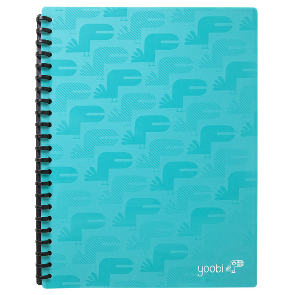 DISPLAY BOOK, 20 SHEETS - AQUA