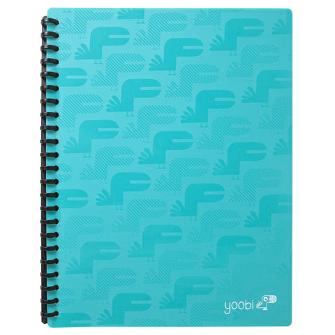 DISPLAY BOOK, 20 SHEETS - AQUA