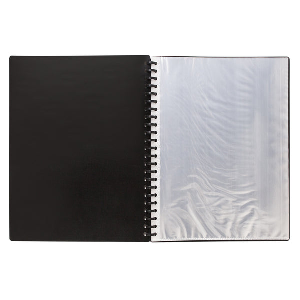 DISPLAY BOOK, 20 SHEETS - BLACK