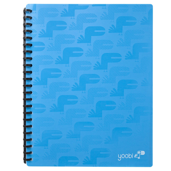 DISPLAY BOOK, 20 SHEETS - BLUE
