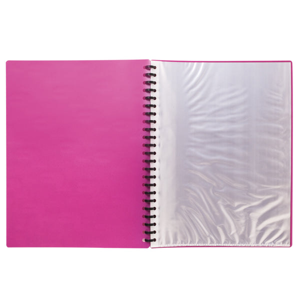 DISPLAY BOOK, 20 SHEETS - PINK
