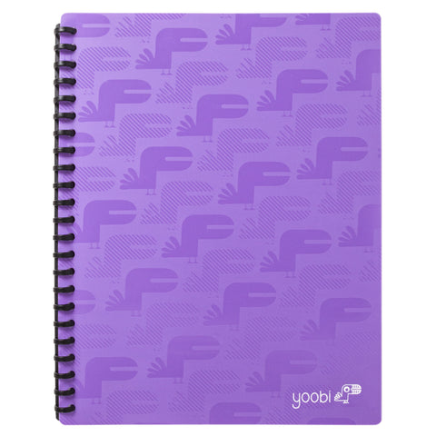 DISPLAY BOOK, 20 SHEETS - PURPLE