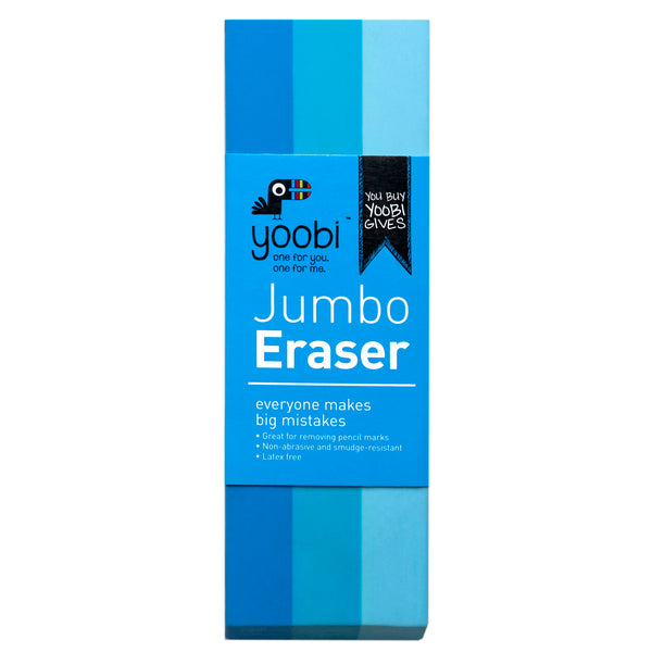 JUMBO STRIPE ERASER - BLUE