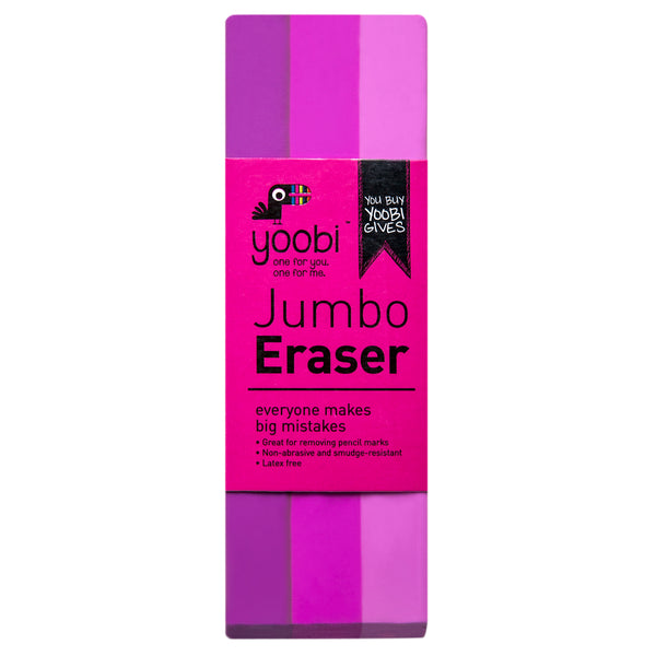 JUMBO STRIPE ERASER - PINK