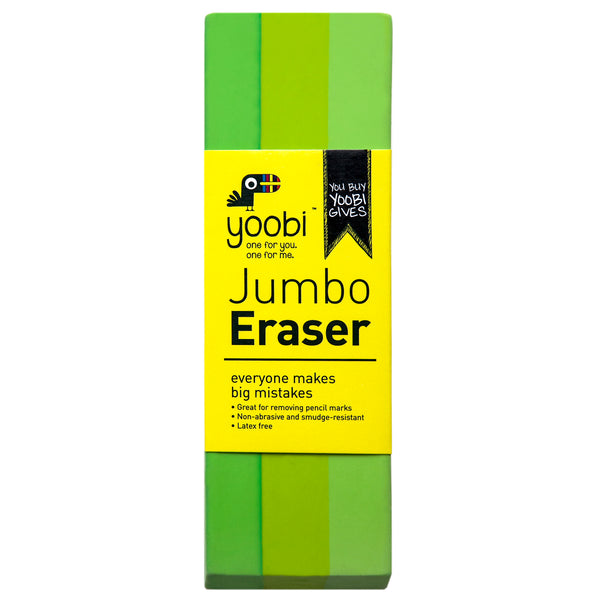 JUMBO STRIPE ERASER - GREEN