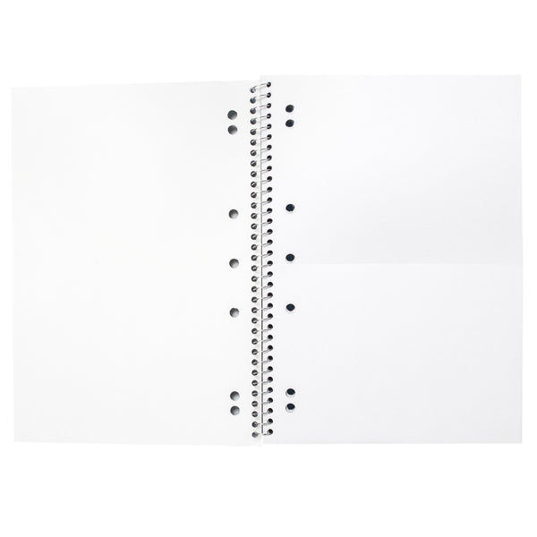 SPIRAL NOTEBOOK, 8MM RULED - BLUE STRIPE