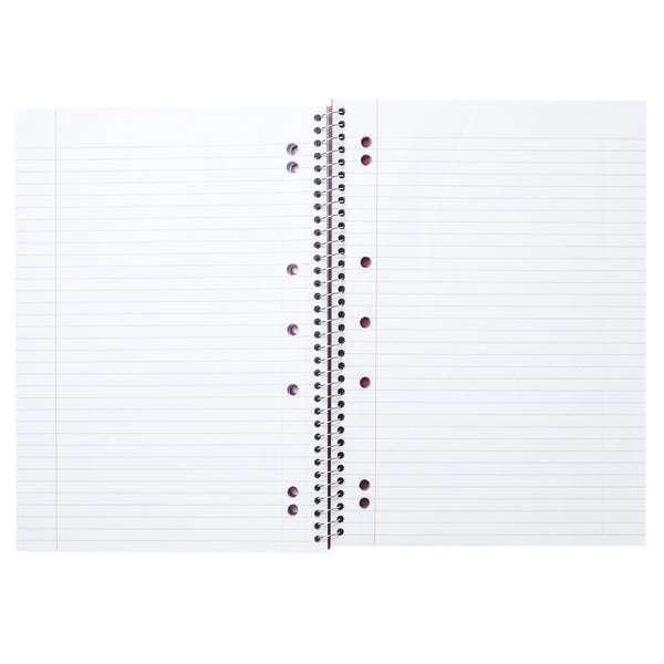 SUBJECT SPIRAL NOTEBOOK, 8MM RULED - PINK