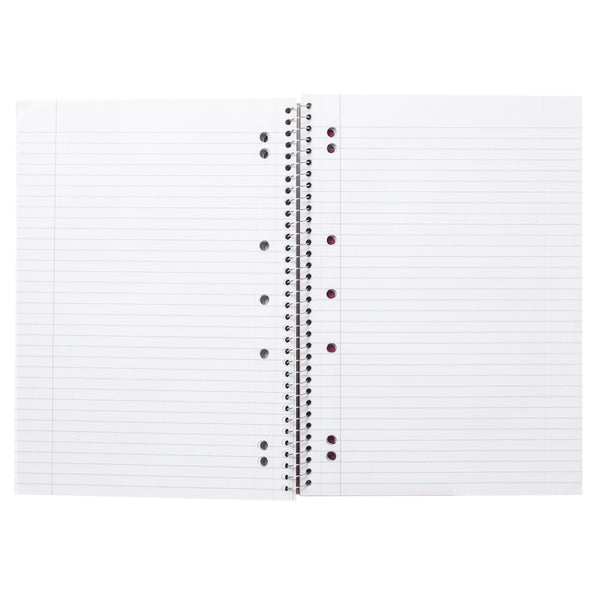 SPIRAL NOTEBOOK, 8MM RULED - PINK DOT