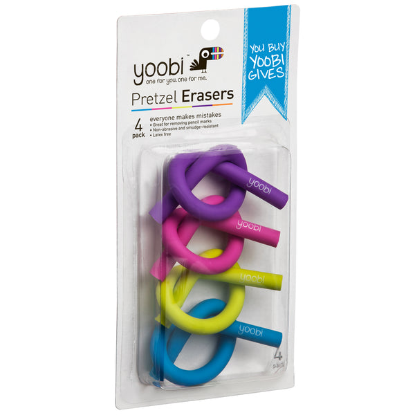 PRETZEL ERASERS